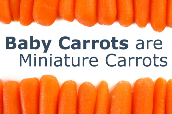 Are Baby Carrots Just Miniature Carrots?