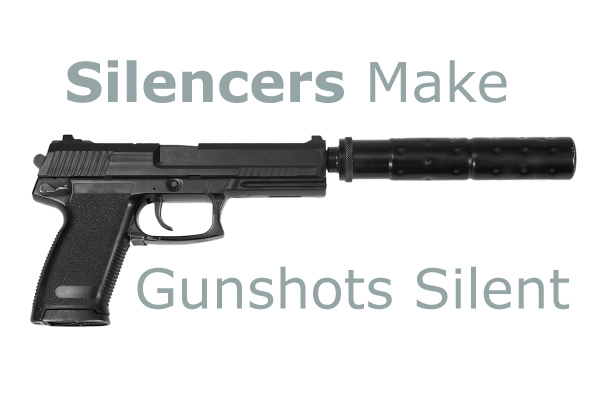 Do Silencers Make Gunshots Silent?