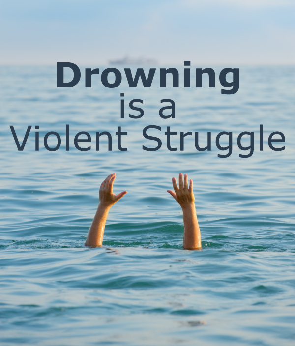 Is Drowning a Violent Struggle?
