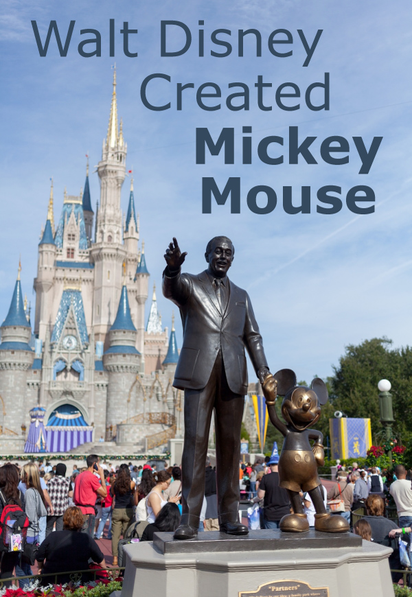 Did Walt Disney Create Mickey Mouse?