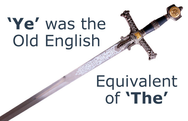 Was “Ye” the Old-English Equivalent of “The”?