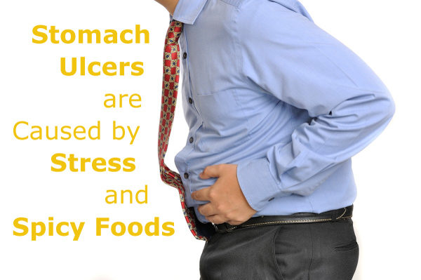 Are Stomach Ulcers Caused by Stress and Spicy Foods?