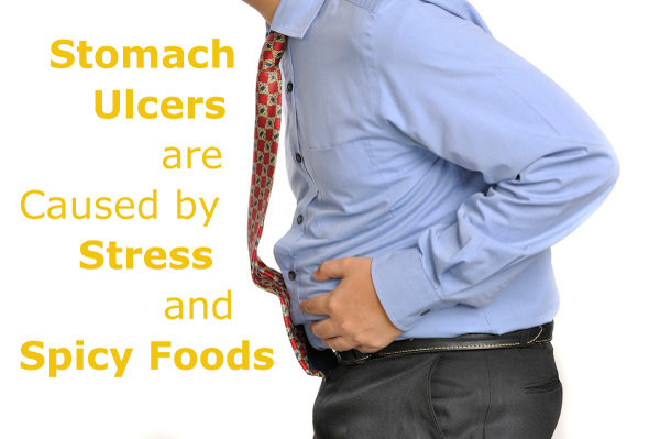 Are Stomach Ulcers Caused by Stress and Spicy Foods?